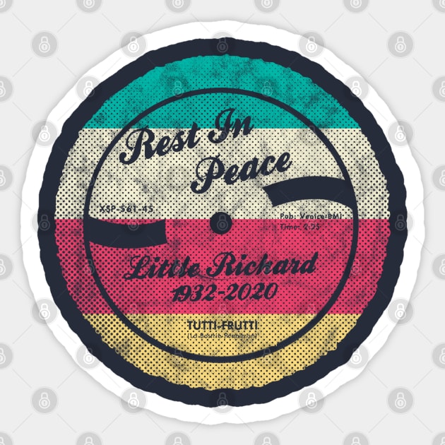 Little Richard - Rest in Peace Sticker by karutees